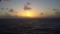 Sonnenuntergang auf See