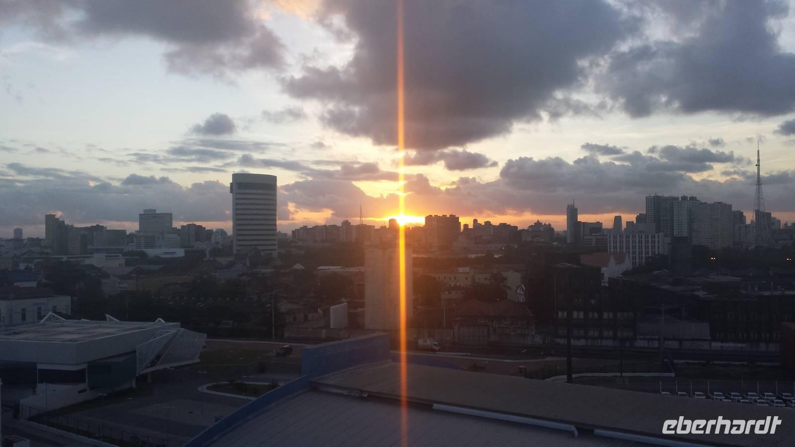Sonnenuntergang in Recife