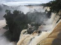 argentinische Seite der Wasserfälle von Iguazu 