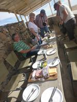 Picknick bei den Wildpferden