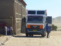 unser Truck in der Geisterstadt