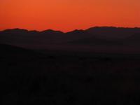Sonnenuntergang in der Namib
