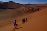 Schneller Abstieg von Düne 45