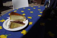 Kaffeepause bei Schwarzwälder Kirschtorte in Swakopmund