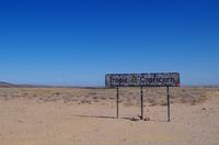 Unterwegs in Namibia - südlicher Wendekreis des Steinbocks