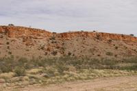 Landschaft in der Kalahari