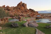 Sonnenuntergang in der Canyon Lodge