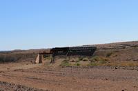 Eisenbahnbrücke auf der Fahrt nach Aus