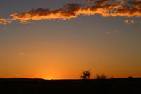 Sonnenuntergang in der Namib