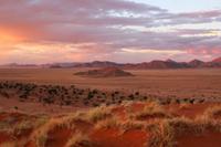 Sonnenuntergang in der Namib