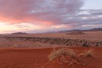 Sonnenuntergang in der Namib