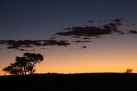 Sonnenuntergang in der Namib