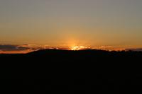 Sonnenuntergang im Etosha Nationalpark
