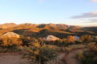 Sonnenuntergang bei der River Crossing Lodge