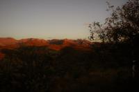 Sonnenuntergang bei der River Crossing Lodge