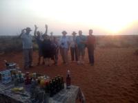 Unser erster Sonnenuntergang!