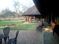 Friedliche Oase in der Uris Safari Lodge