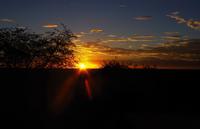 Kalahari Anib Lodge - Sundowner in der Kalahari