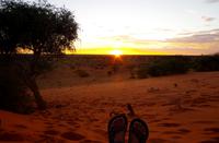 Kalahari Anib Lodge - Sonnenuntergang schauen