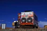 Klein Aus Vista Lodge - wir gehen, also Koffer wieder in Truck