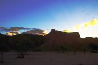 Namib Desert Lodge - fossile Dünen am Abend