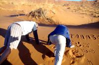 auch wir hinterlassen unsere Spuren