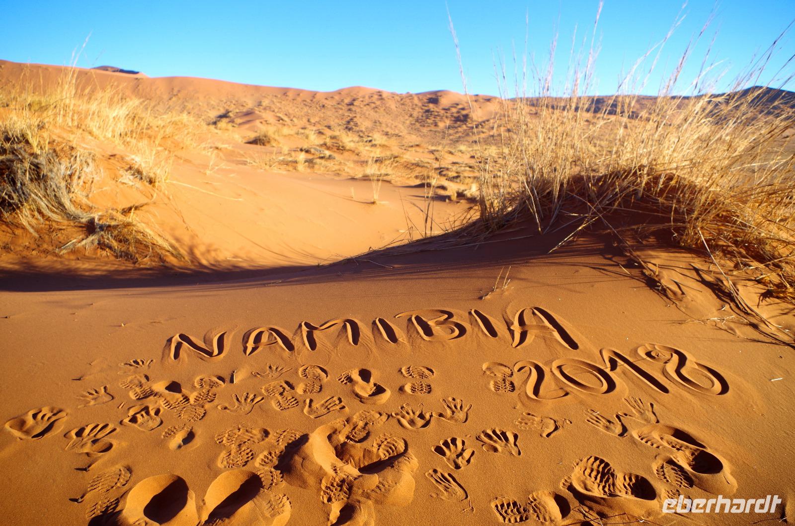 Faszinierende Namib Wüste - Eberhardt Spuren