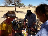 Picknick an der Wasserstelle Hotsas