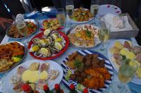 Walvis Bay - Lagunenfahrt - Bitte zu Tisch