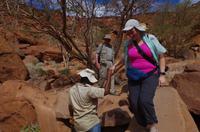 Twyfelfontein - Spaziergang mit Elizabeth