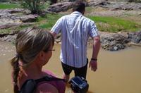 Überquerung des Kunene Flußes