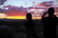 Windhoek - River Crossing Lodge - letzter Sonnenuntergang