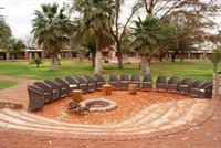 Feuerstelle Kalahari Anib Lodge