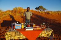 Namibia - Sundowner-Bar in der Kalahari