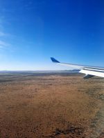 Namibia - Anflug auf Windhoek