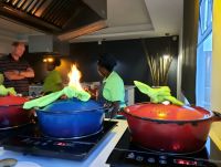 Toshari Lodge - Buffet am Abend