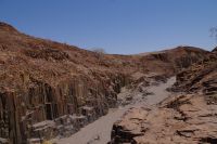 Erdgeschichte pur - Basaltsäulen (Orgelpfeifen)