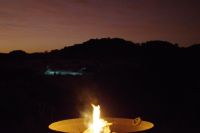 Lagerfeuer am Abend