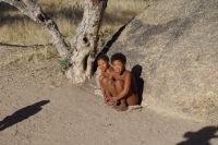 Besuch bei den Kalahari San People