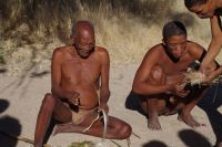 Besuch bei den Kalahari San People