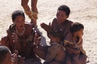 Besuch bei den Kalahari San People