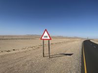 Warnung vor Sand - Namibia