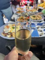 Buffet auf dem Katamaran