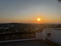 Sonnenuntergang über Windhoek