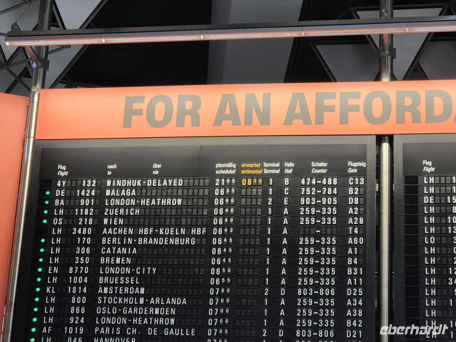 Tag 1 - Flugverspätung