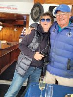 Bootsfahrt in Walvis Bay - Ernst und Annett = Freunde