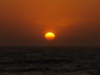 Sonnenuntergang in Swakopmund