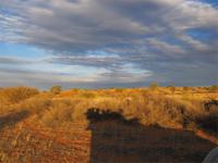 Wolkenspiele in der Kalahari