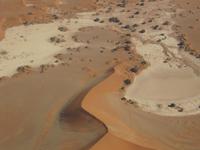 Flug über die Dünen von Sossusvlei