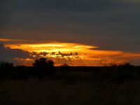 1. Sonnenuntergang in Namibia